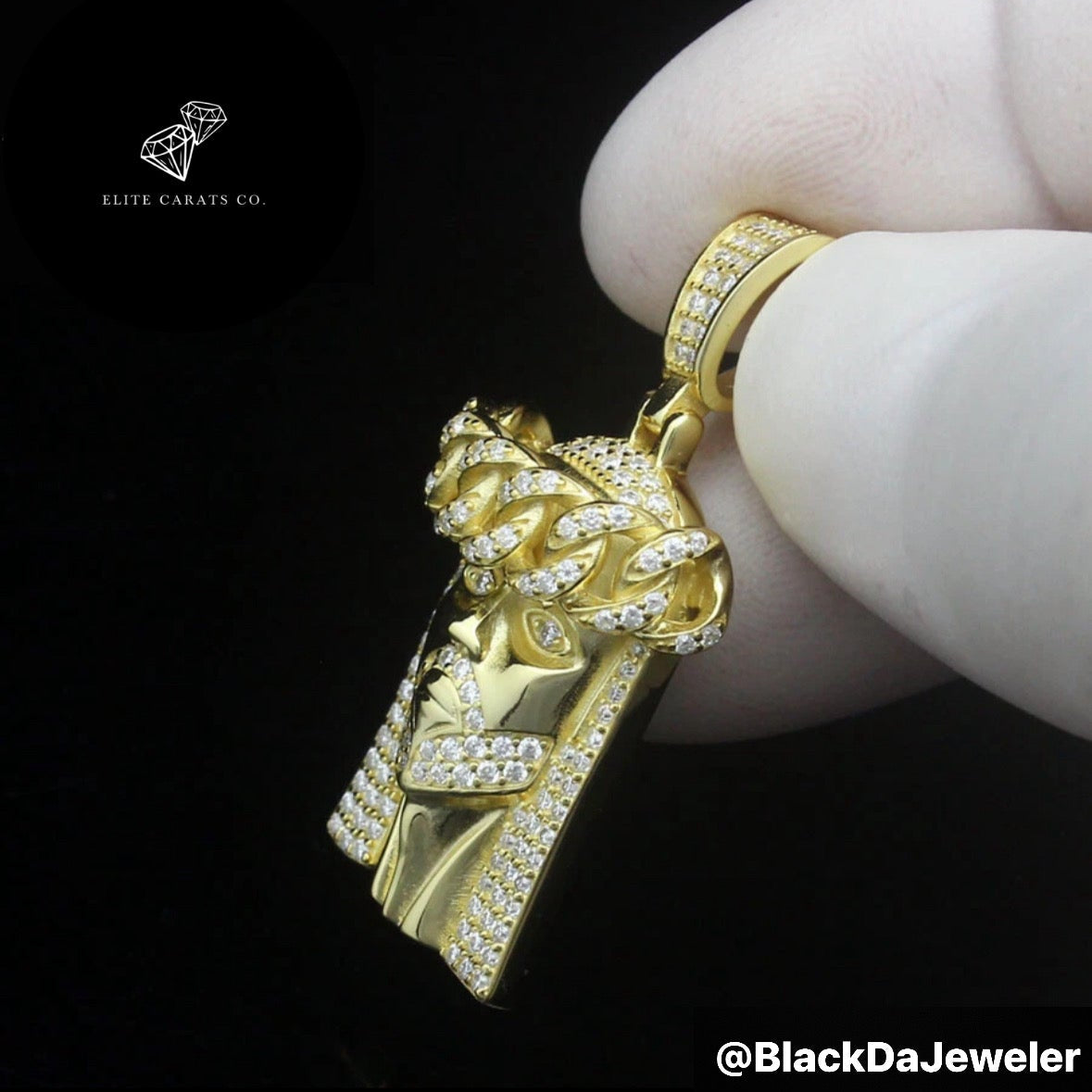 Vvs Moissanite Cuban Jesus Face