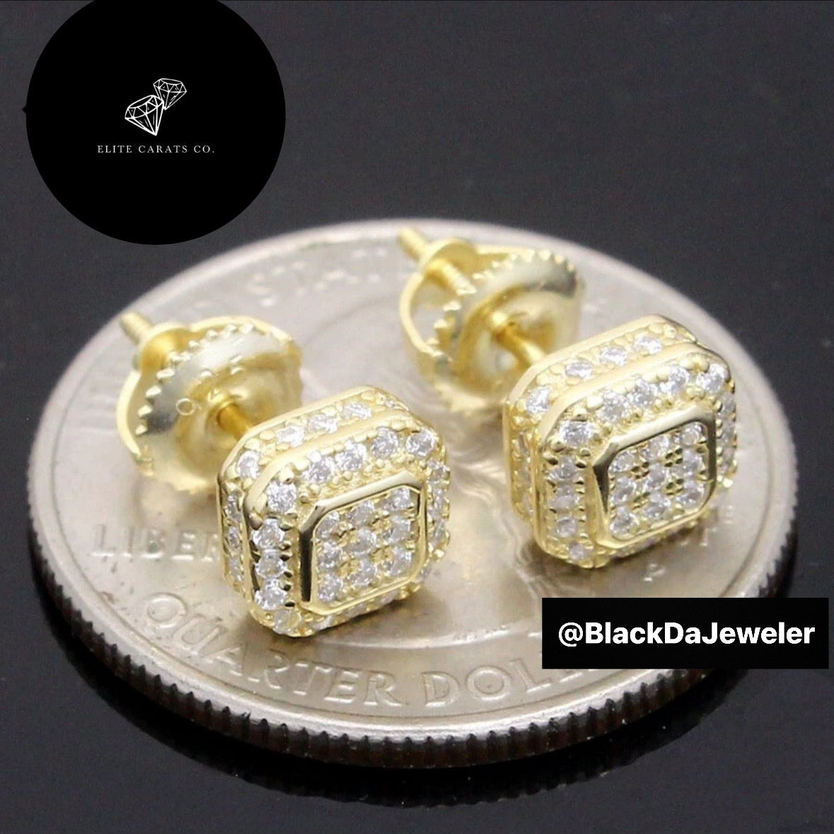 6mm Moissanite Earrings