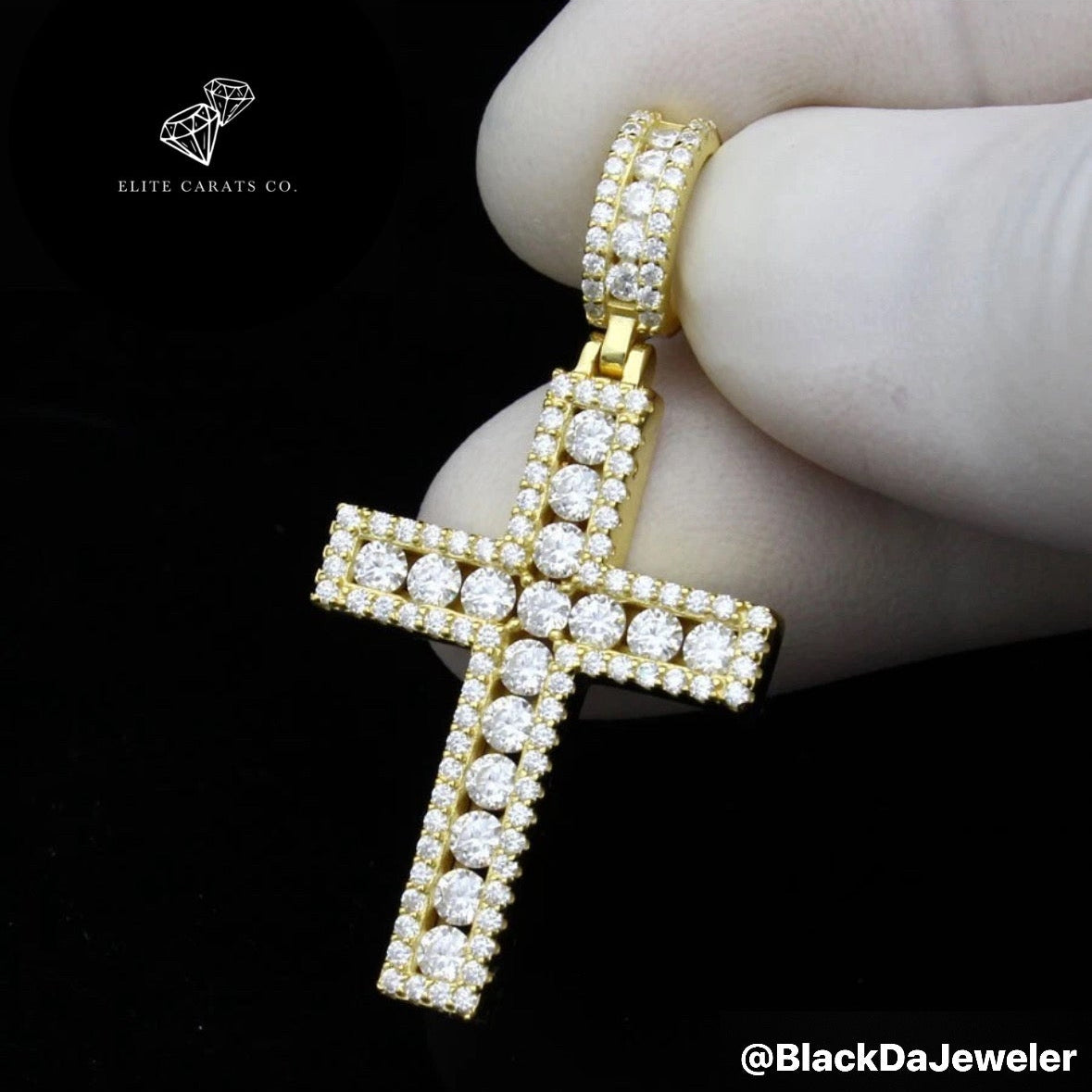 Vvs Moissanite Cross
