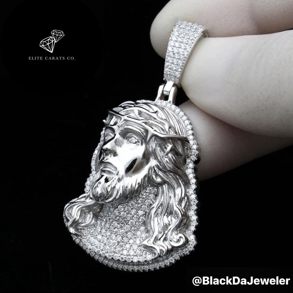 Vvs Moissanite Jesus Face