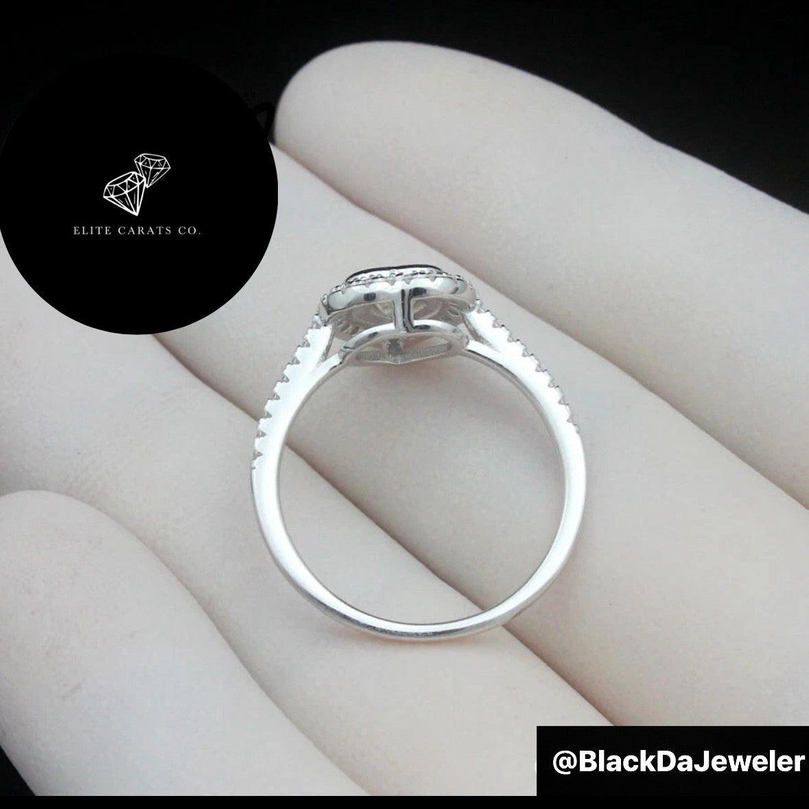 Vvs1 3d Moissanite Ring