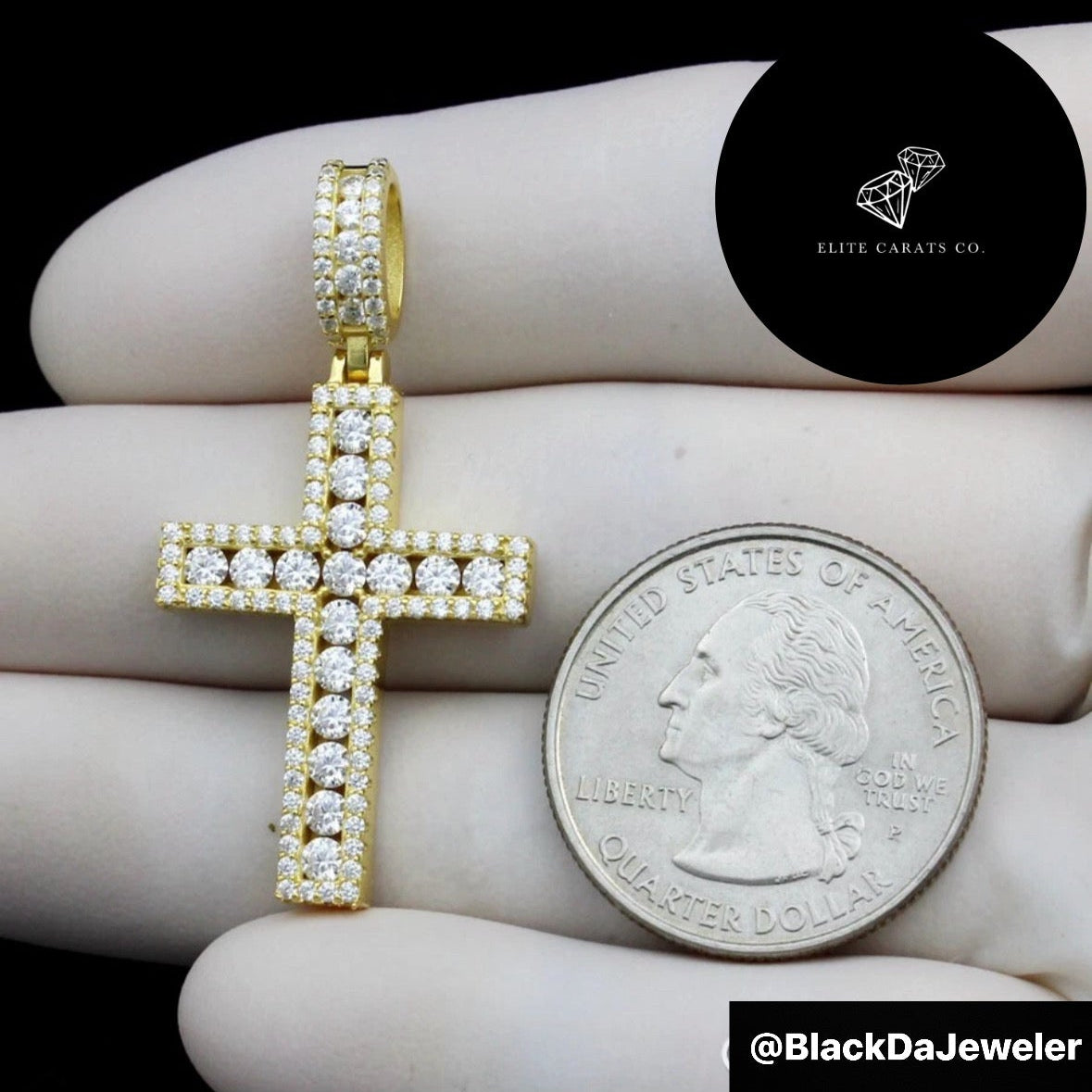 Vvs Moissanite Cross