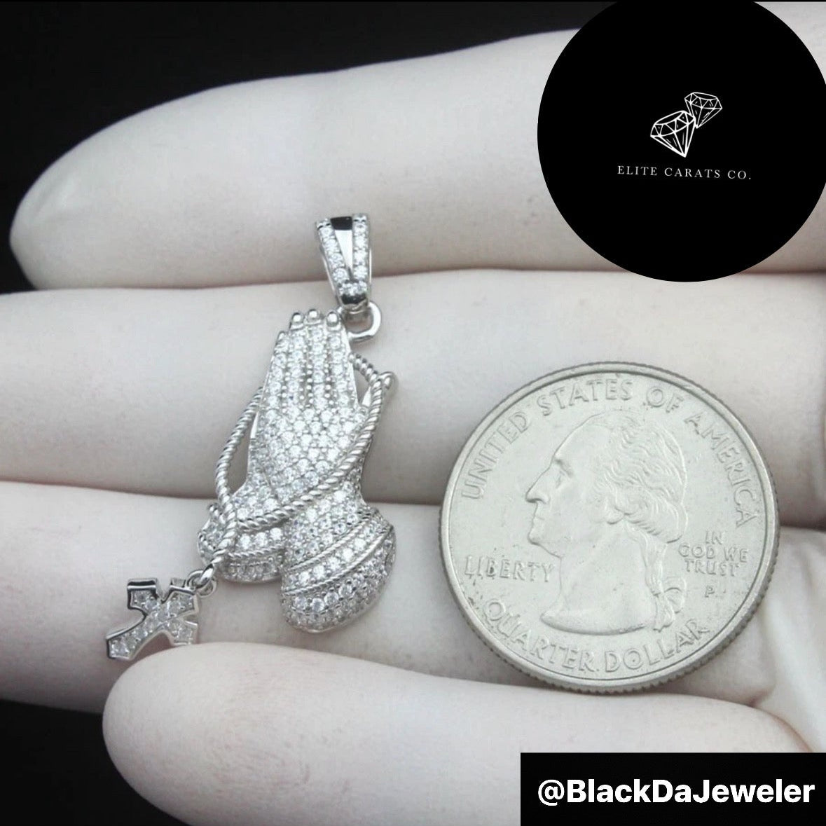 Vvs Moissanite Praying Hands