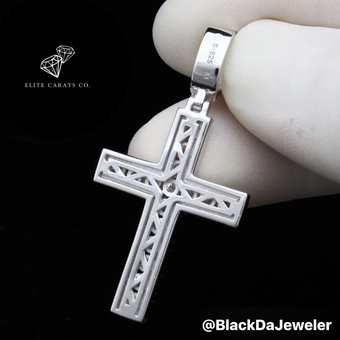 Vvs Moissanite Cross