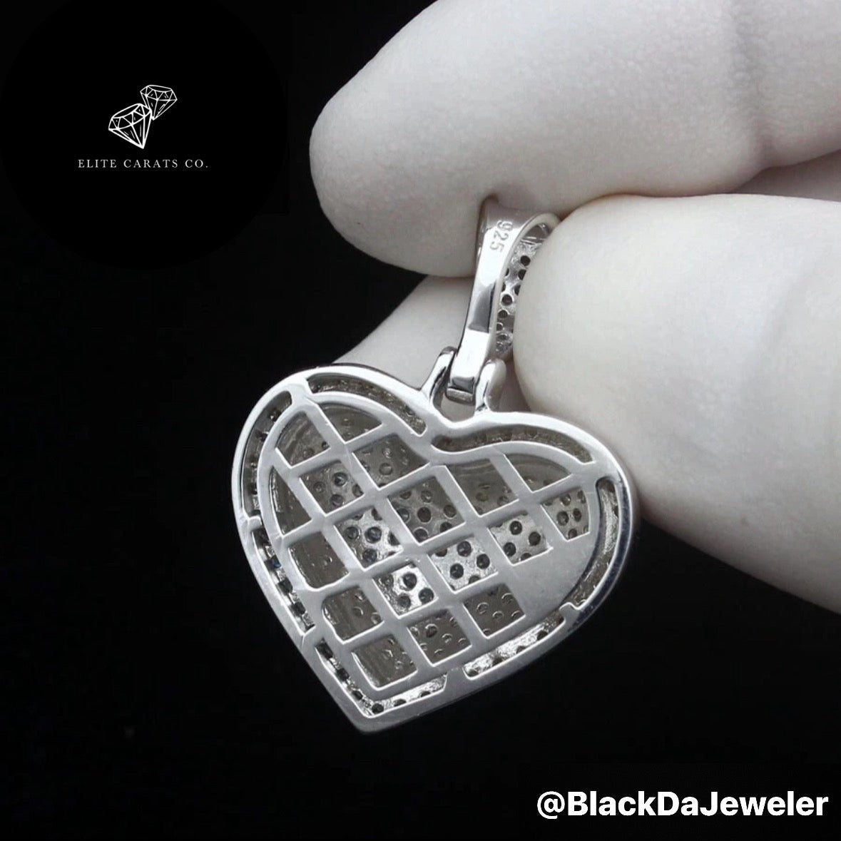 Vvs1 3d Heart Pendant