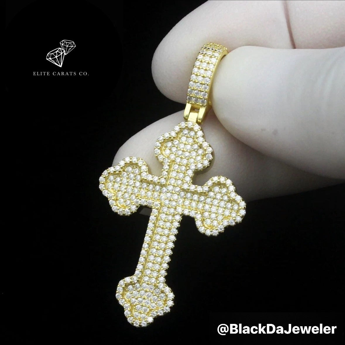 Vvs Moissanite 3d Cross