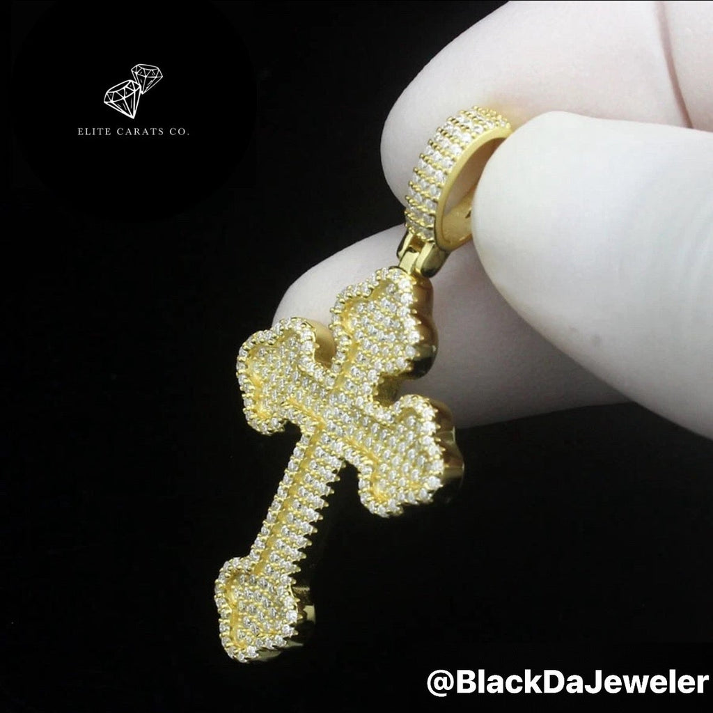 Vvs Moissanite 3d Cross