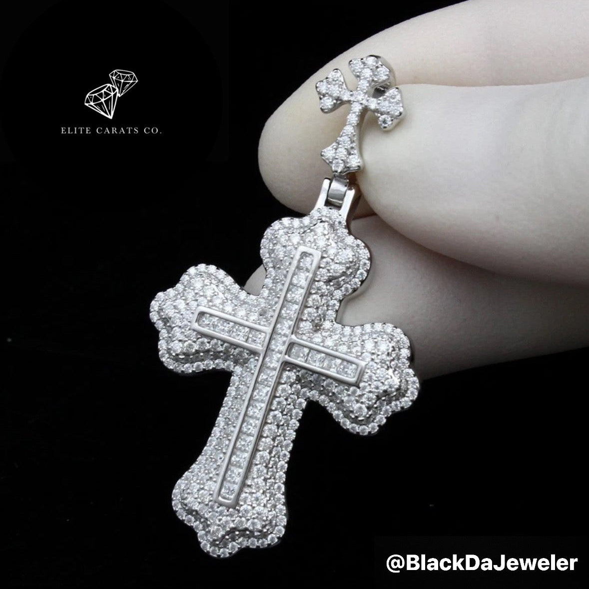 Vvs Moissanite Cross