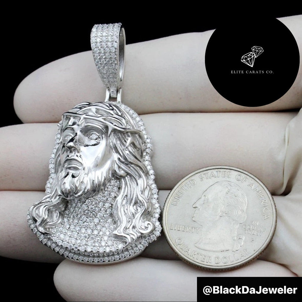 Vvs Moissanite Jesus Face