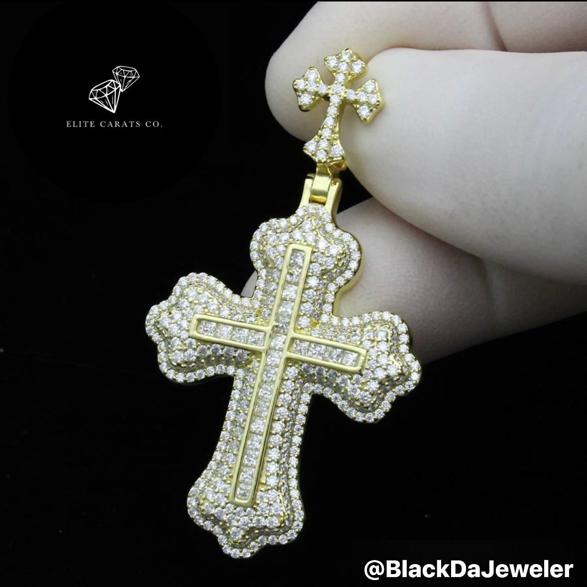 Vvs Moissanite Cross