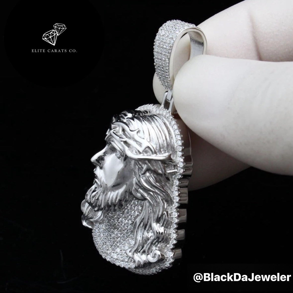 Vvs Moissanite Jesus Face