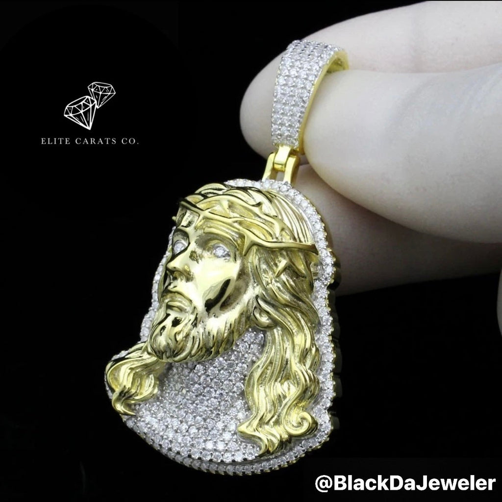 Vvs Moissanite Jesus Face