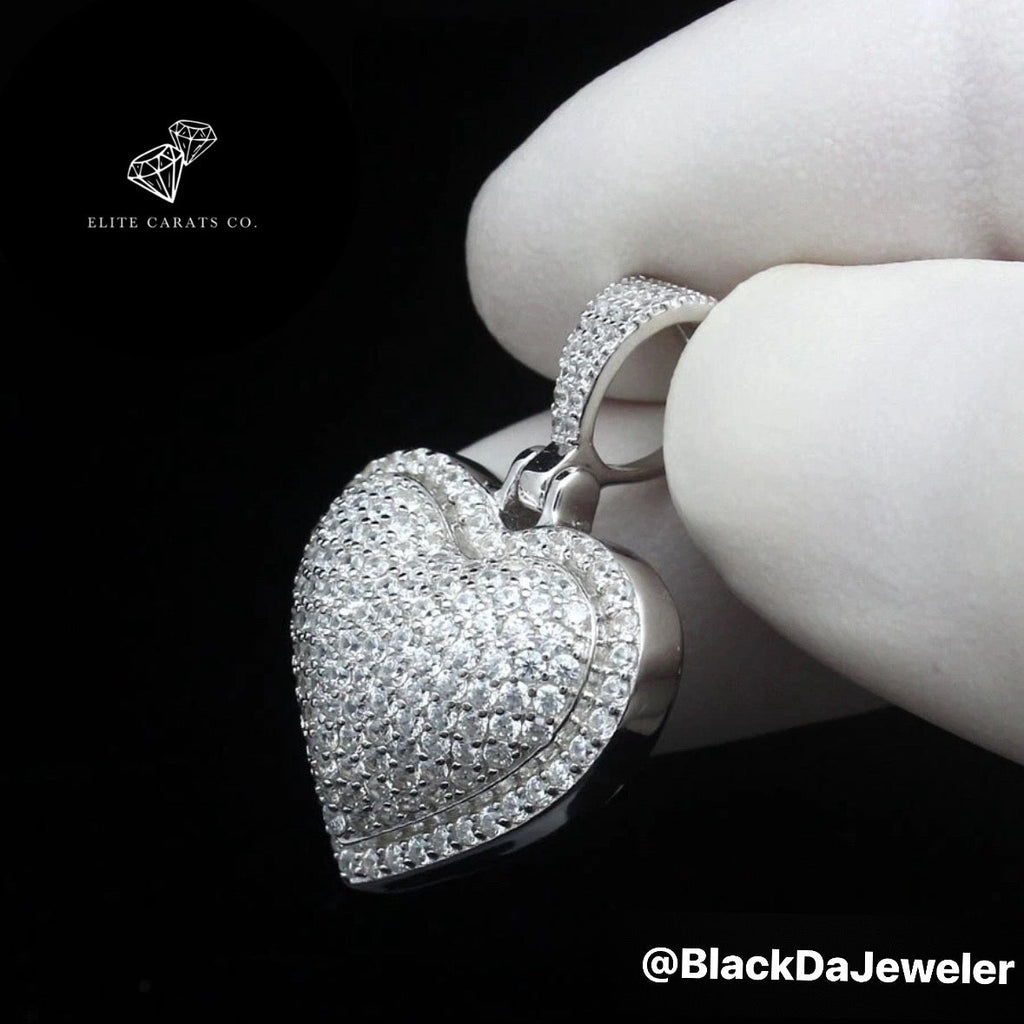 Vvs1 3d Heart Pendant