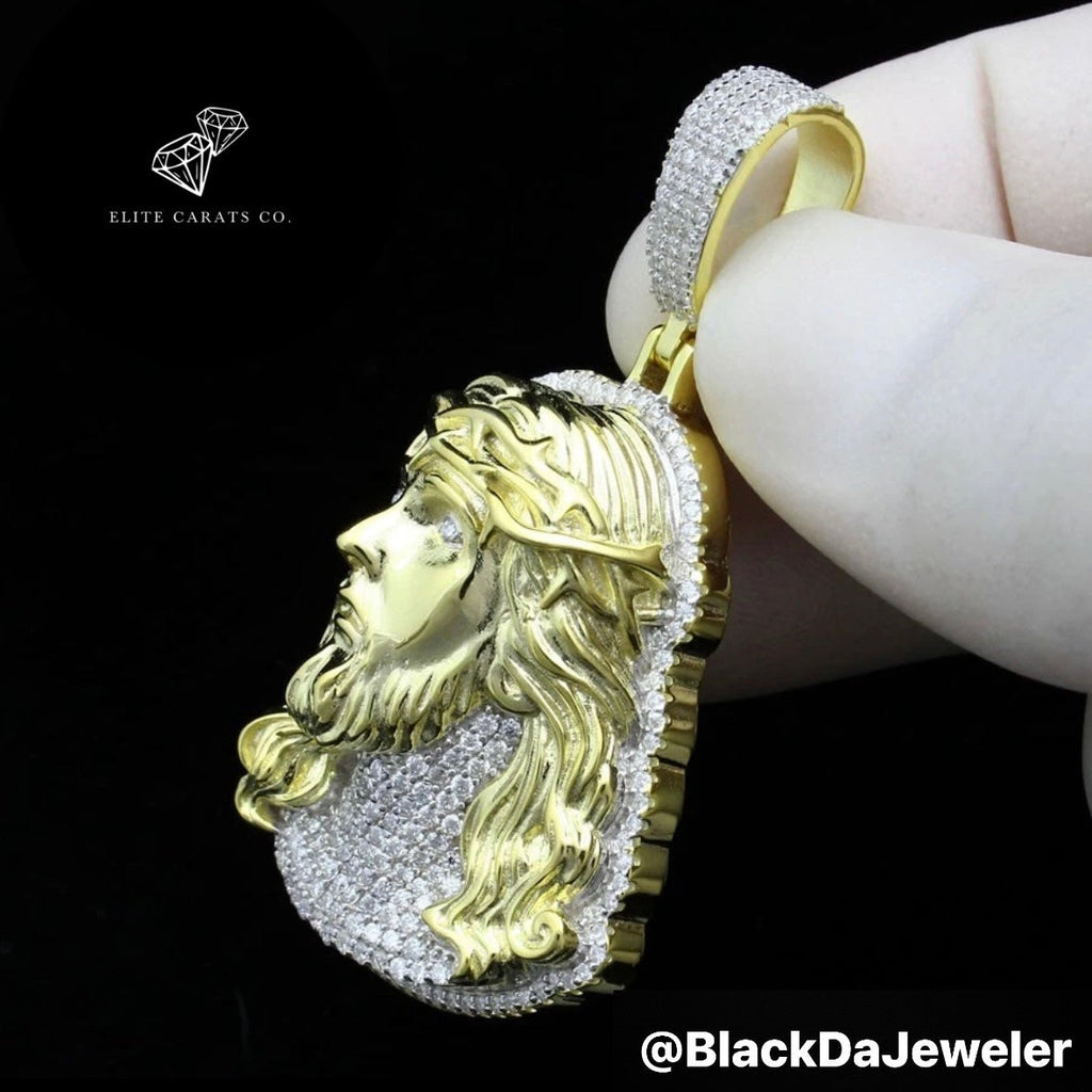 Vvs Moissanite Jesus Face