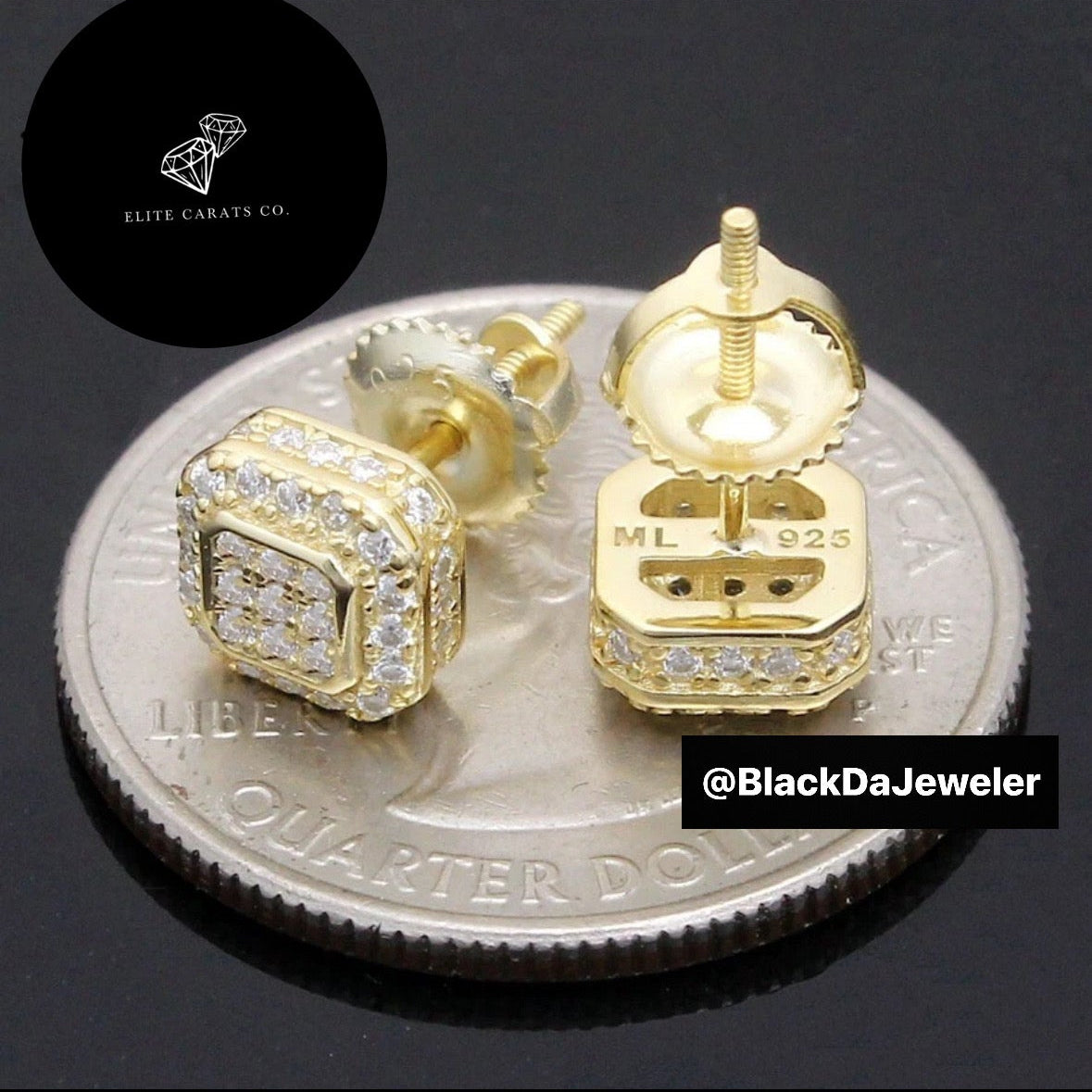 6mm Moissanite Earrings