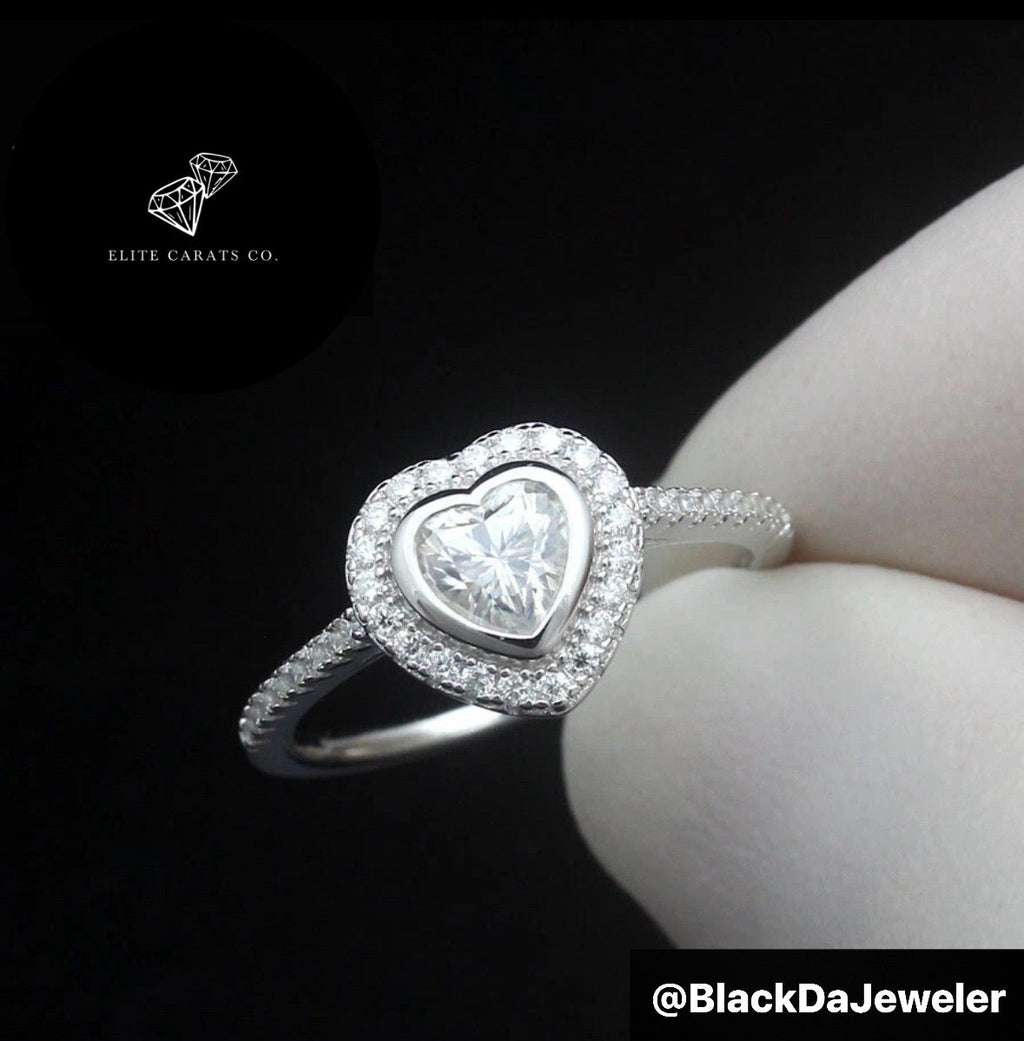 Vvs1 3d Moissanite Ring