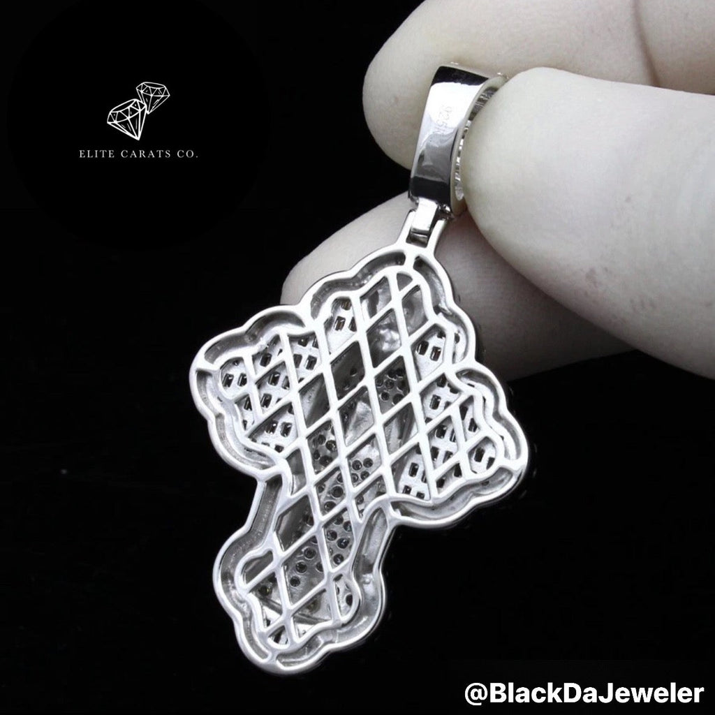 Vvs Moissanite Grim Reaper Cross