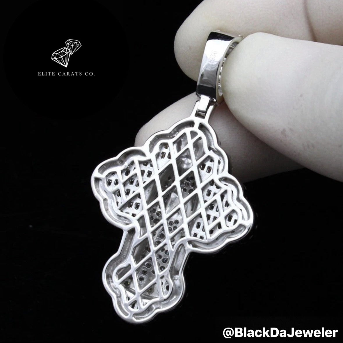 Vvs Moissanite Grim Reaper Cross