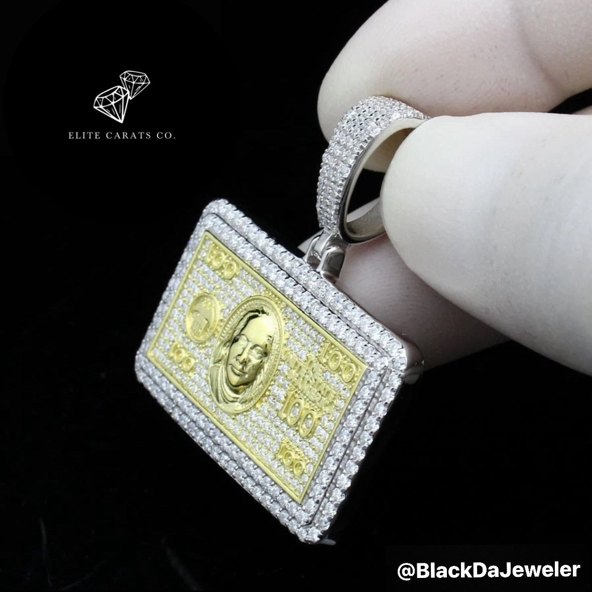 Vvs Moissanite Two Tone 100