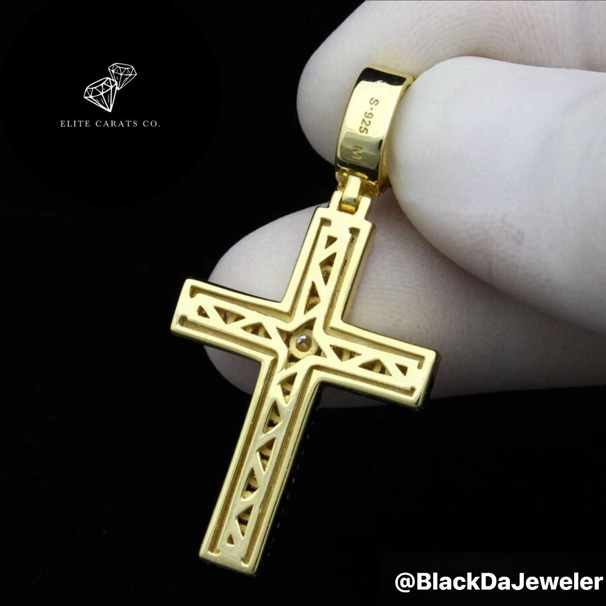 Vvs Moissanite Cross