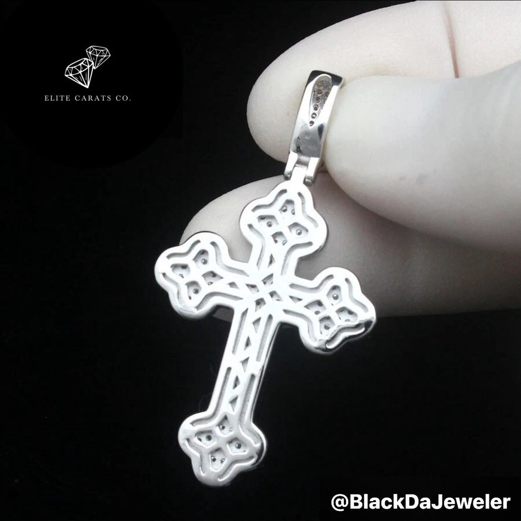 Vvs Moissanite 3d Cross