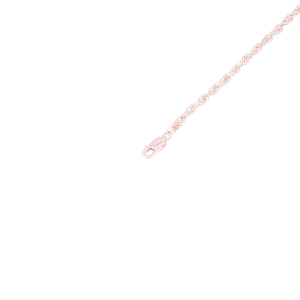 10k Solid Rose Gold Rope Chain