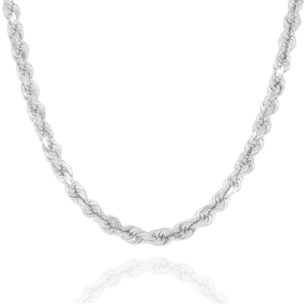 10k Solid Rose Gold Rope Chain