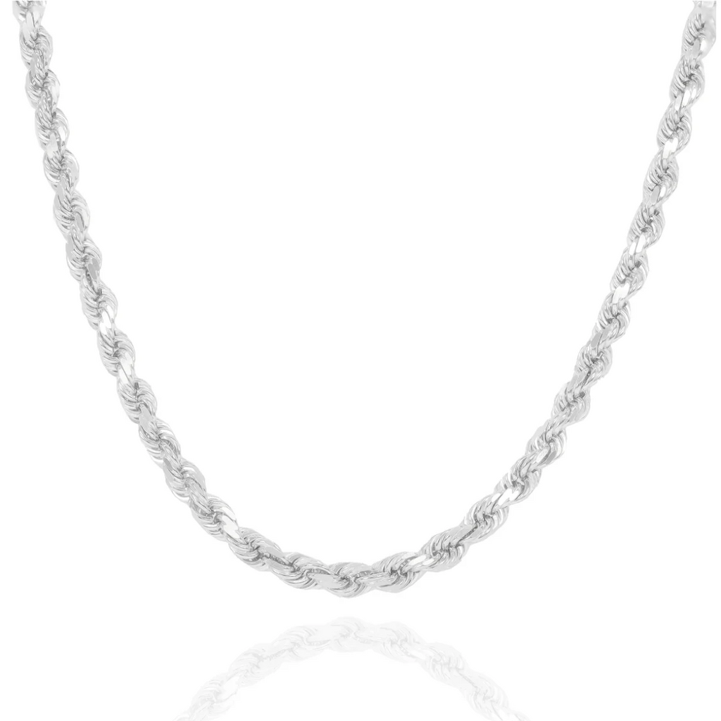 10k Solid Rose Gold Rope Chain