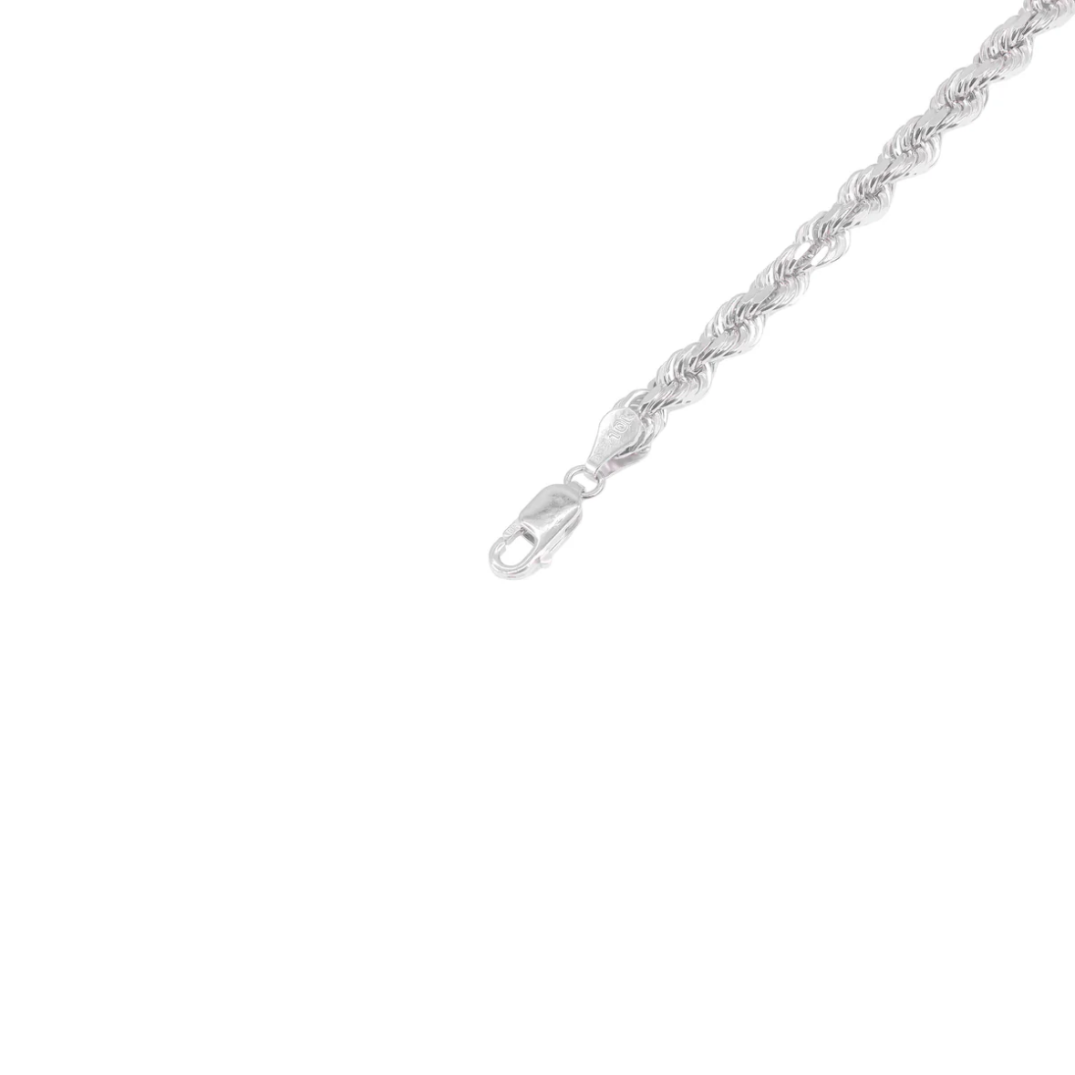 10k Solid Rose Gold Rope Chain