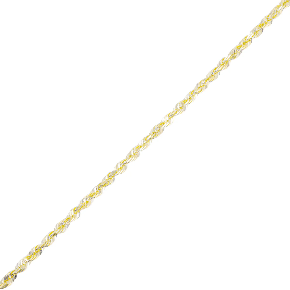 10k Solid Rose Gold Rope Chain