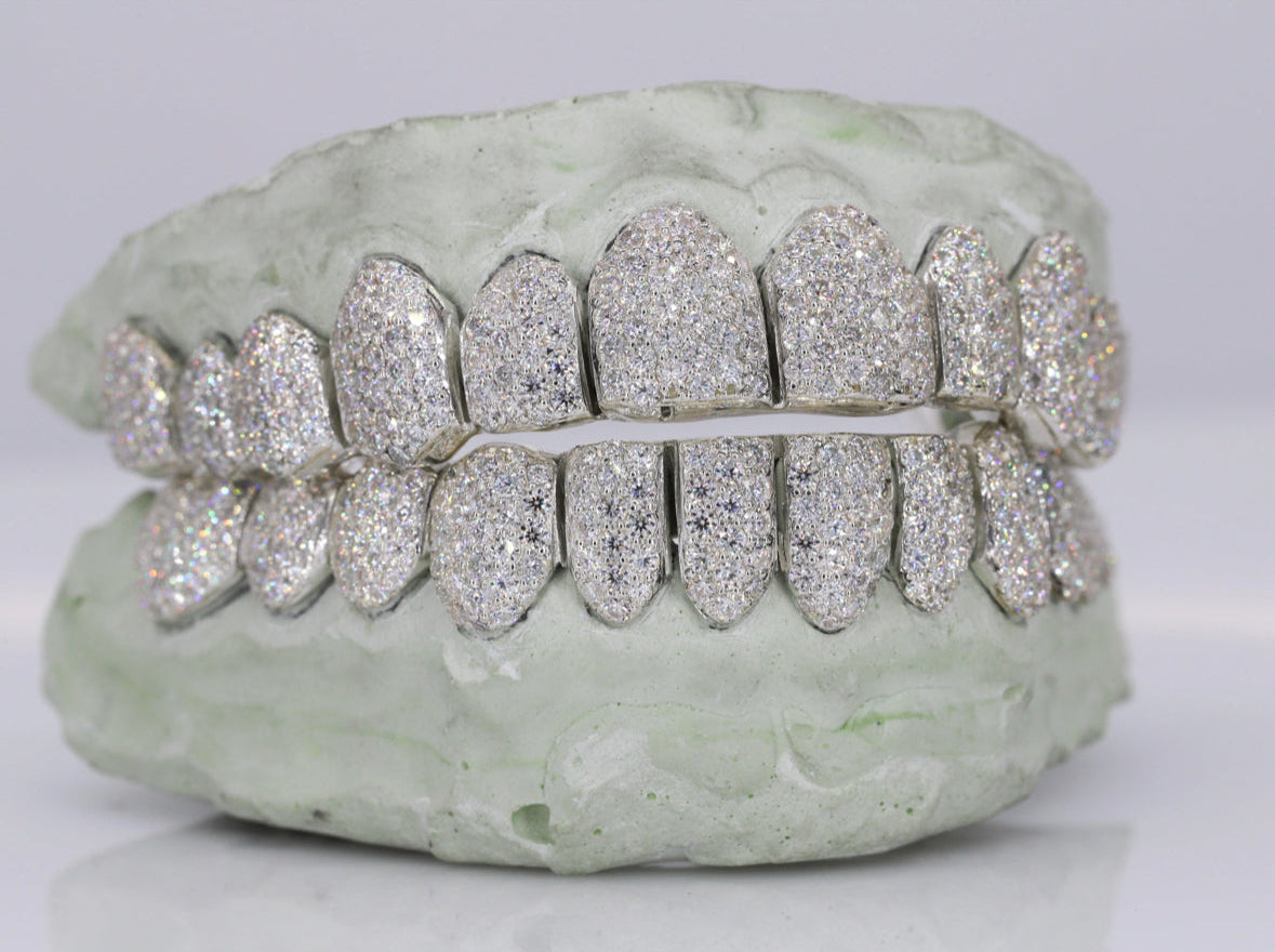 Vvs1 Moissanite Diamond Grillz
