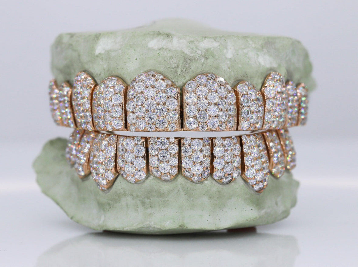 Vvs1 Moissanite Diamond Grillz