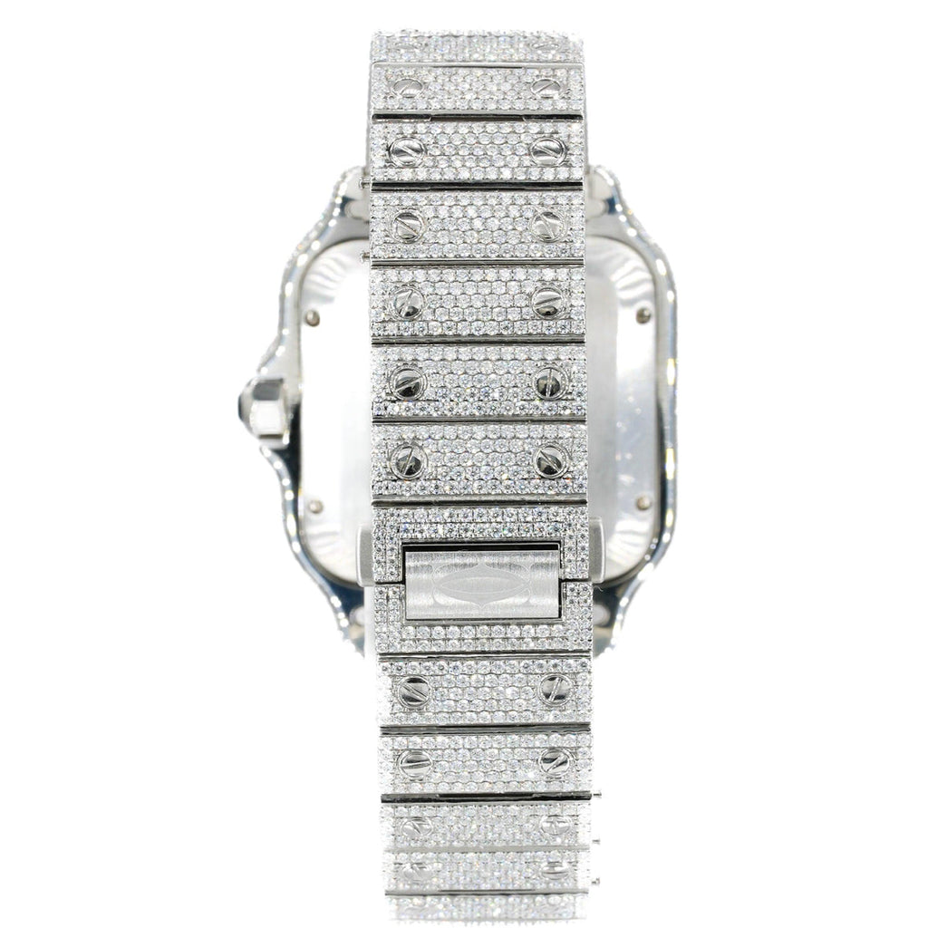 CS 41mm Moissanite Diamond Watch 20ct