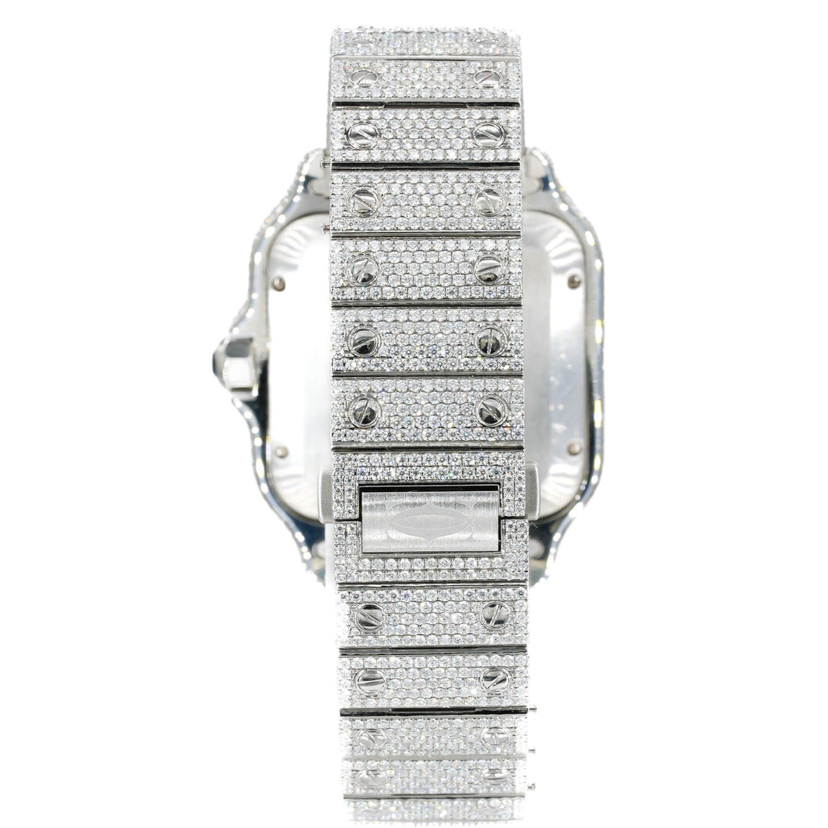 CS 41mm Moissanite Diamond Watch 20ct