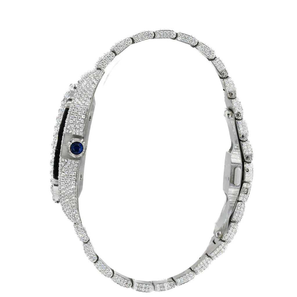 CS 41mm Moissanite Diamond Watch 20ct