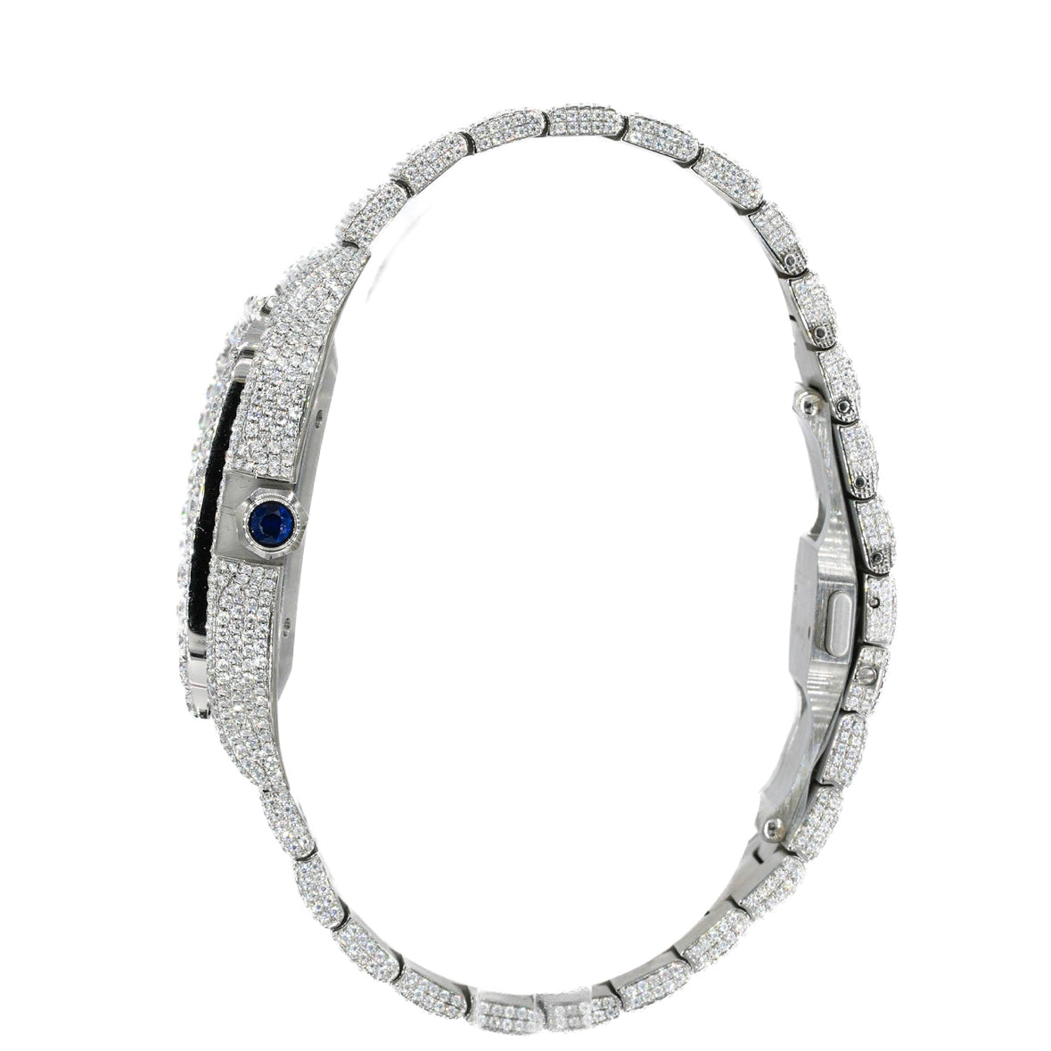 CS 41mm Moissanite Diamond Watch 20ct