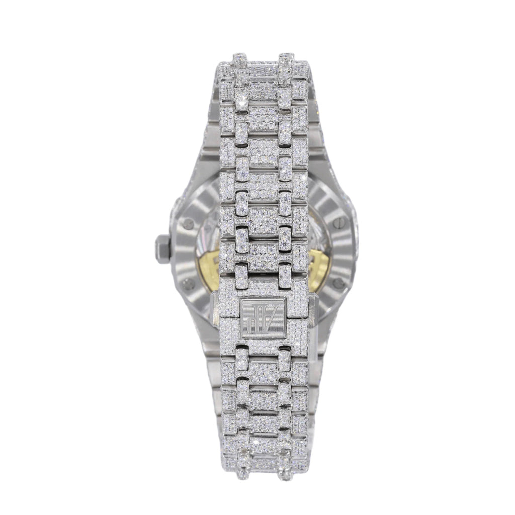 AP Stainless Steel Moissanite Watch 25ct