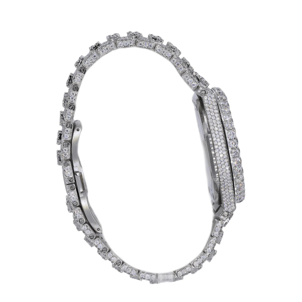 AP Stainless Steel Moissanite Watch 25ct