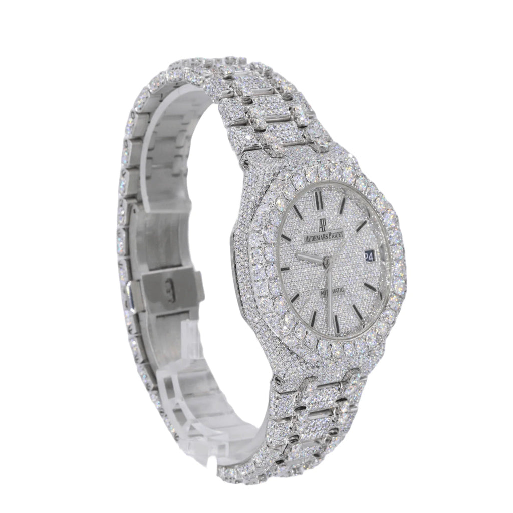 AP Stainless Steel Moissanite Watch 25ct