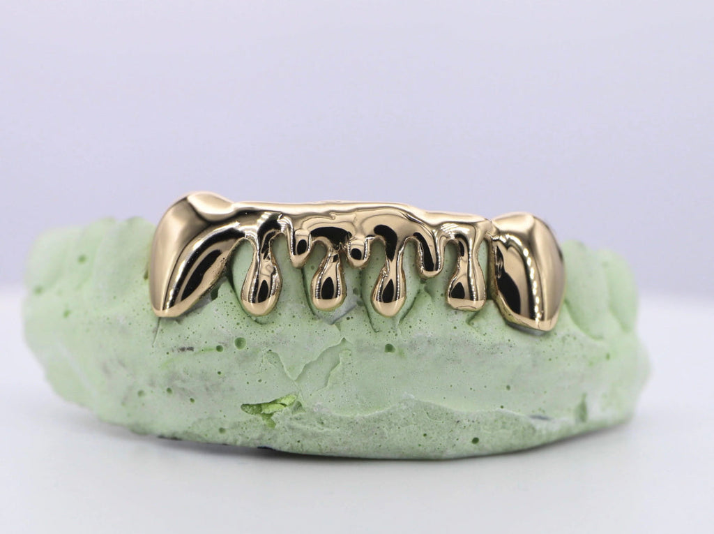 10k Gold Drip Grillz