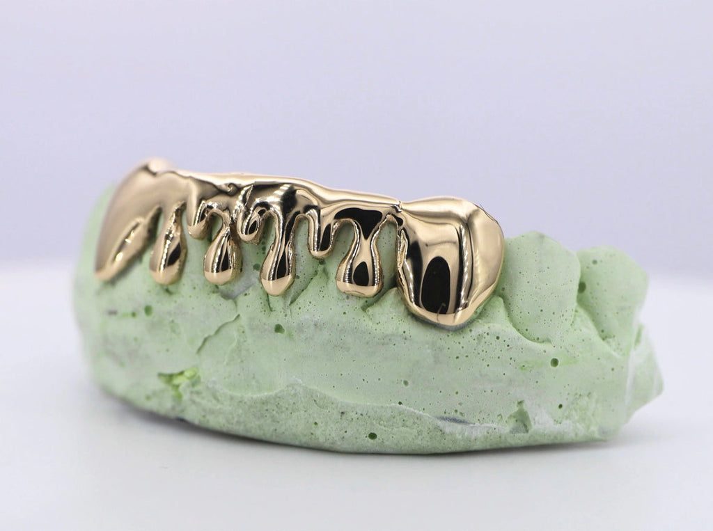 10k Gold Drip Grillz