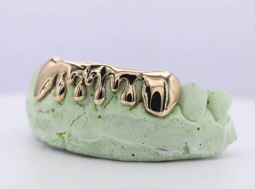 10k Gold Drip Grillz