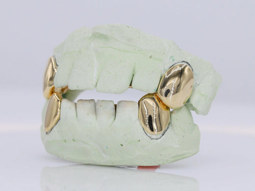 10k Gold Fangs Grillz