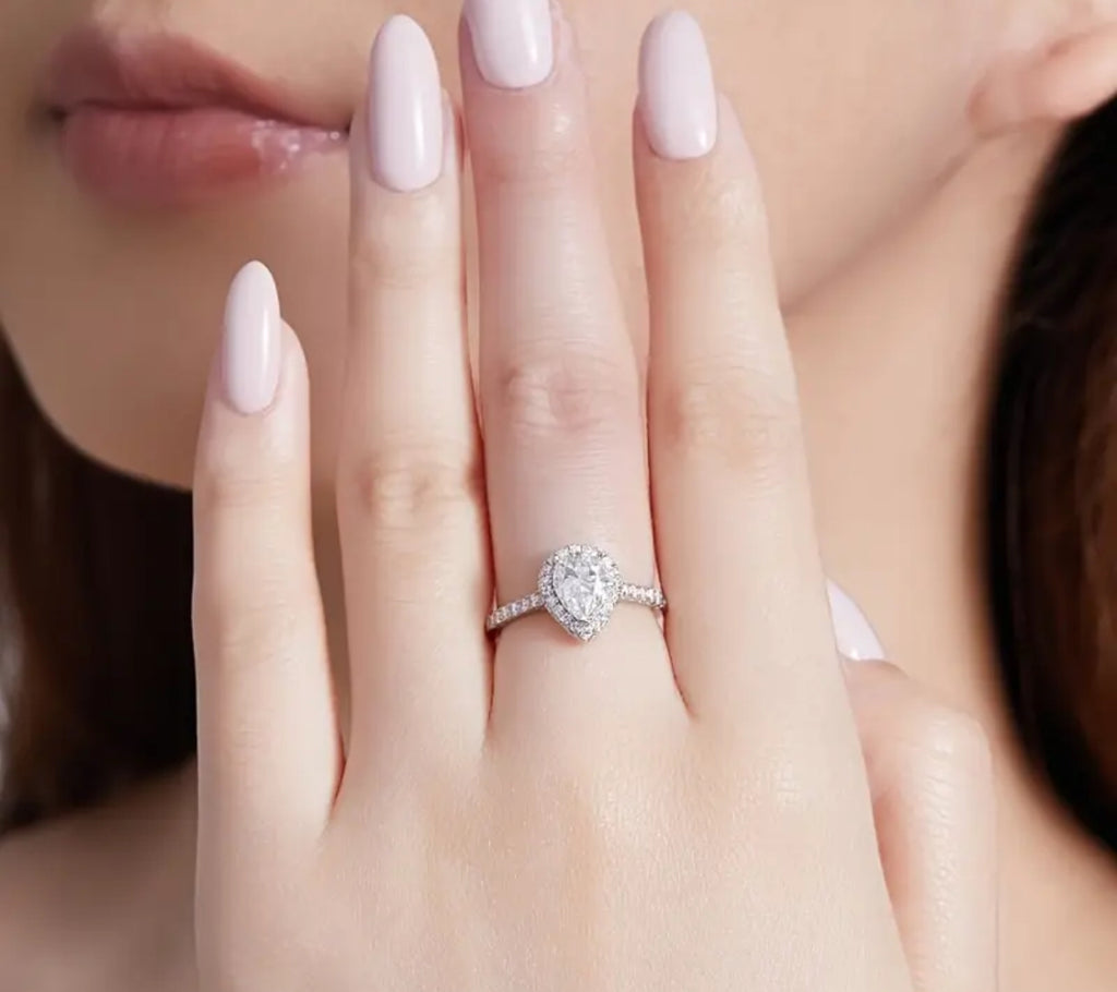 Vvs Moissanite Oval Ring