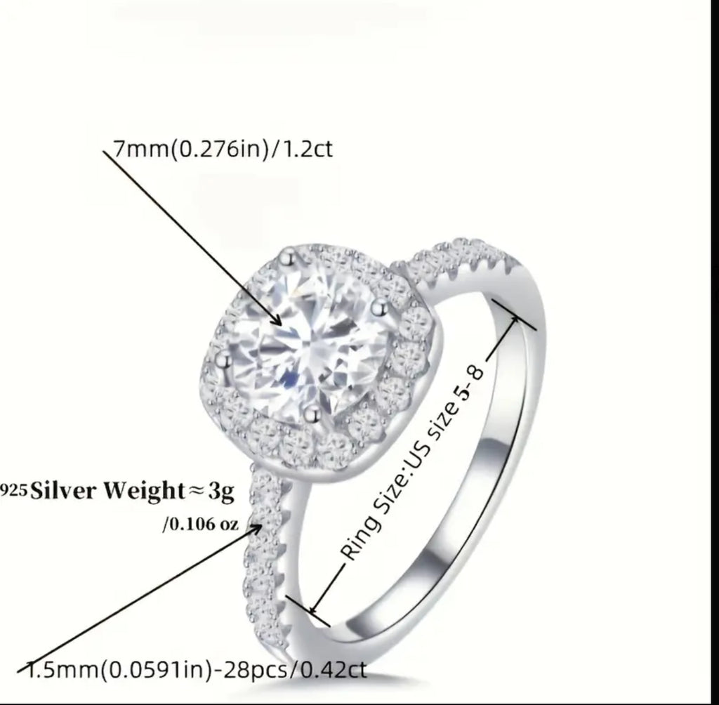 Vvs Moissanite Ring