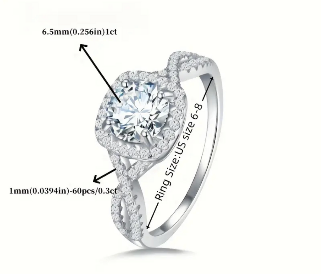 Vvs Moissanite Ring
