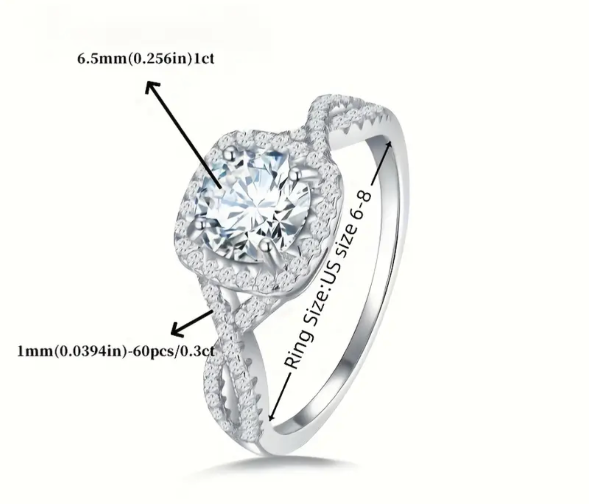 Vvs Moissanite Ring