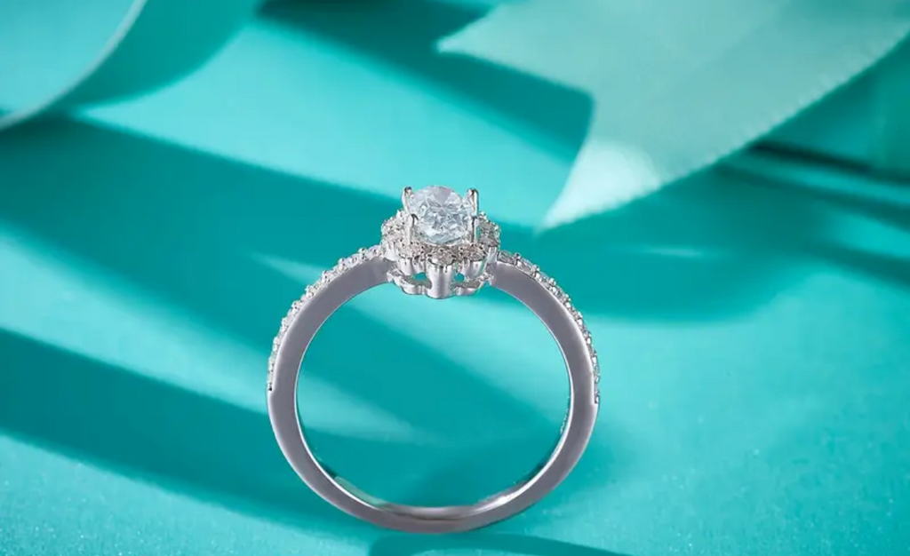 Vvs Moissanite Sunflower Ring