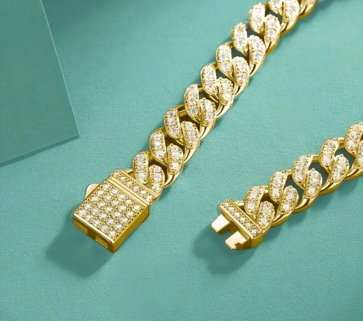 6mm Moissanite Cuban Bracelet