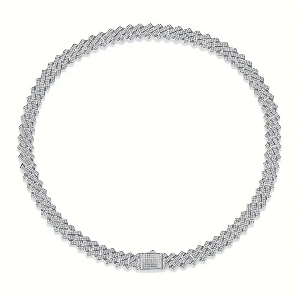 Vvs 10mm Moissanite Cuban Chain